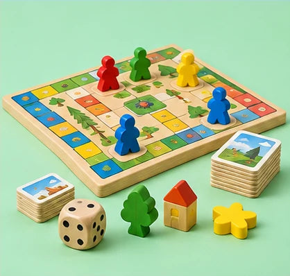 Family Quest Board Game — front view