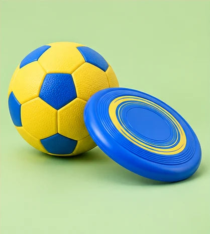 Park Play Ball & Frisbee Set — front view